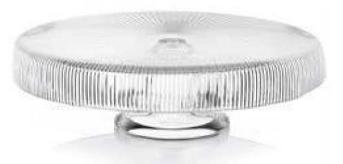 IVV Ishtar Scalloped cakestand in clear glass
