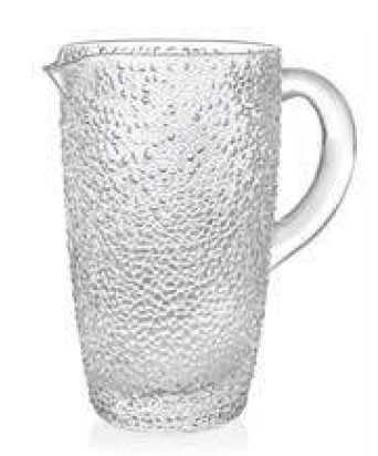 IVV Special Pitcher with handle in clear glass