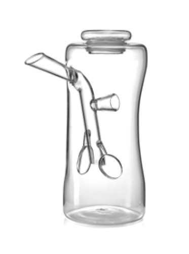 IVV Over Oil bottle in clear borosilicate glass