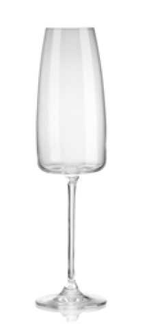 IVV Lady Set 2 flutes in clear glass