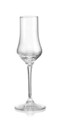 IVV Drinkong 2`li Şeffaf Cam Grappa Kadehi Seti 