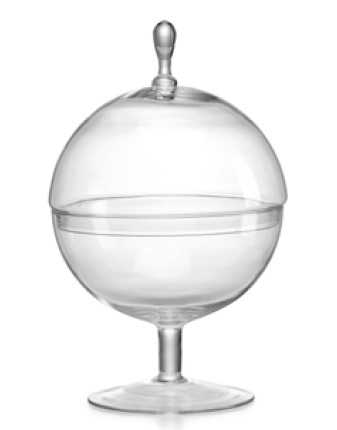 IVV Le Sfere Jar with lid in clear glass