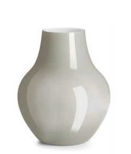 IVV Soho Cold cut gray/milkwhite cased glass vase