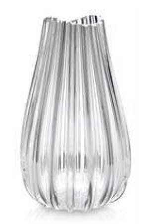 IVV Menhir Cold cut vase in clear glass