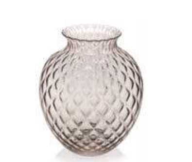 IVV Infiore Vase in dove grey mass colored glass