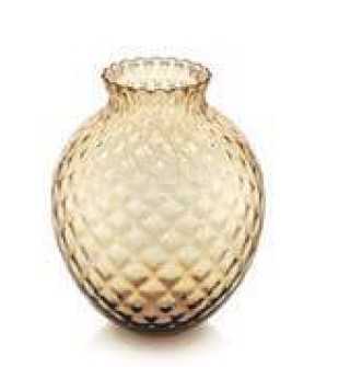 IVV Infiore Vase in amber mass colored glass