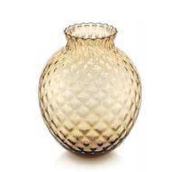 IVV Infiore Vase in amber mass colored glass