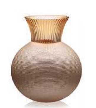 IVV Ophelia Vase in amber decorated glass