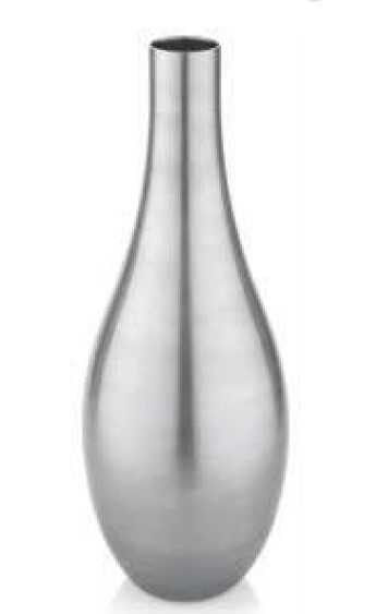 IVV Bombay Vase in platinum decorated glass