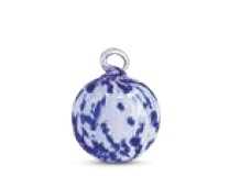 IVV Balls Christmas glass ball with blue and white droplets