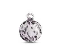 IVV Balls Christmas glass ball with purple and white droplets