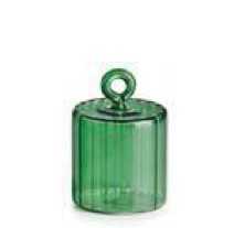 IVV Ornaments Pine green borosilicate glass cylinder pendant