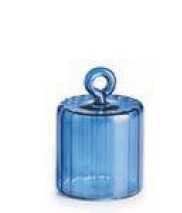 IVV Ornaments Blue borosilicate glass cylinder pendant