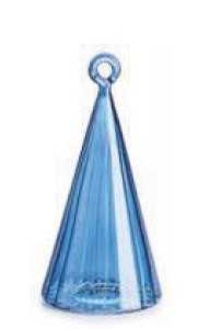 IVV Ornaments Blue borosilicate glass Christmas tree pendant