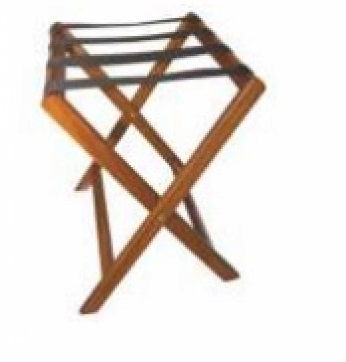 Wooden Luggage Rack without Back Support