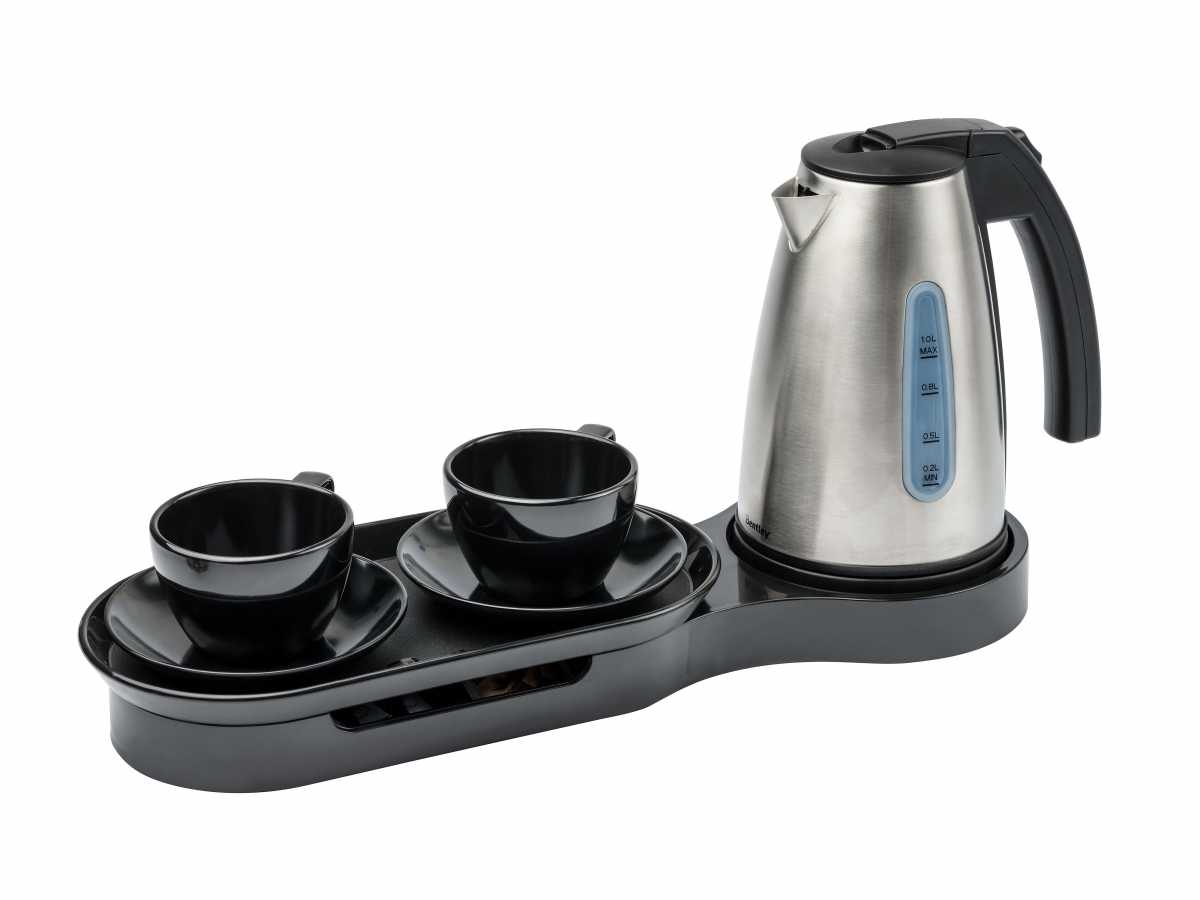 BENTLEY Magenta Abs Karşılama Tepsisi, 1 lt. Saffron Su Isıtıcı ile Birlikte