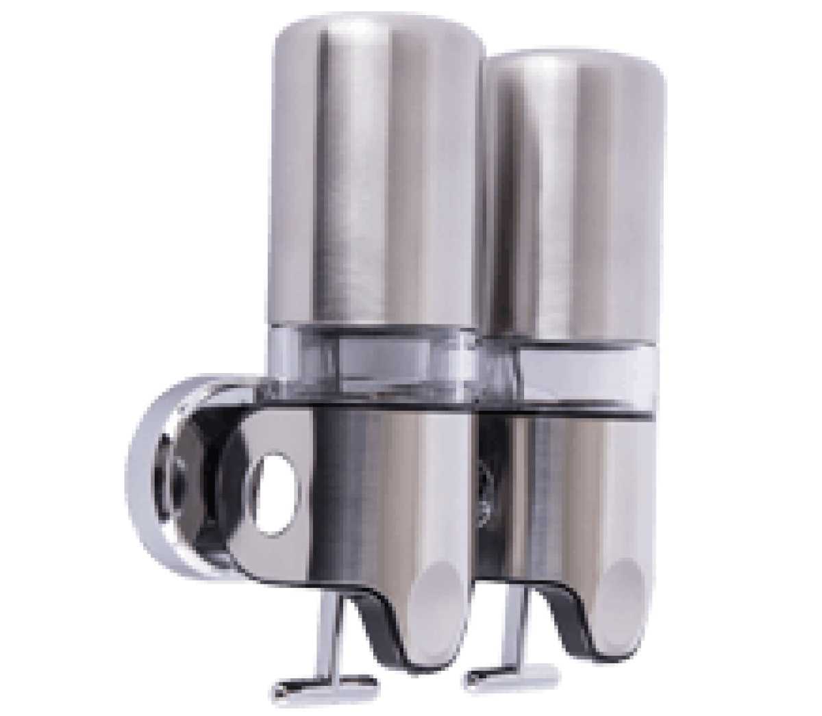 Stainless Steel Soap Dispenser 450 ml Double