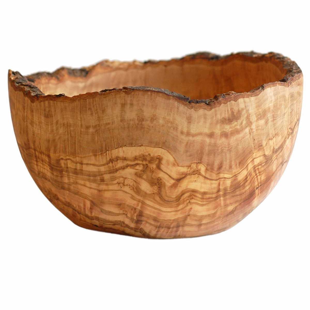 CRASTER Olive Wood Bowl (Rustic) – Small