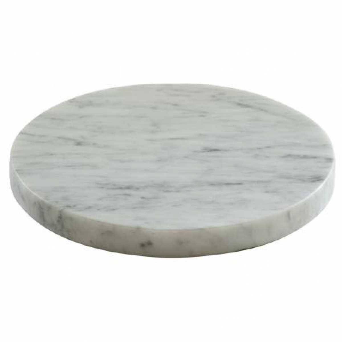CRASTER Tilt Marble Round Plinth