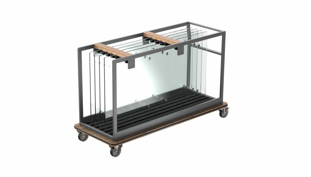 CRASTER Trolley for Rectangular Glass Tops