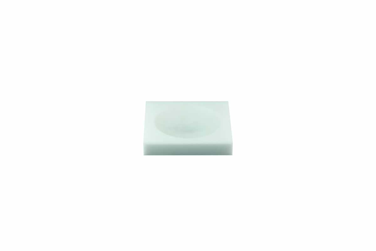 CROWN INTERNATIONAL Soapdish, White acrylic