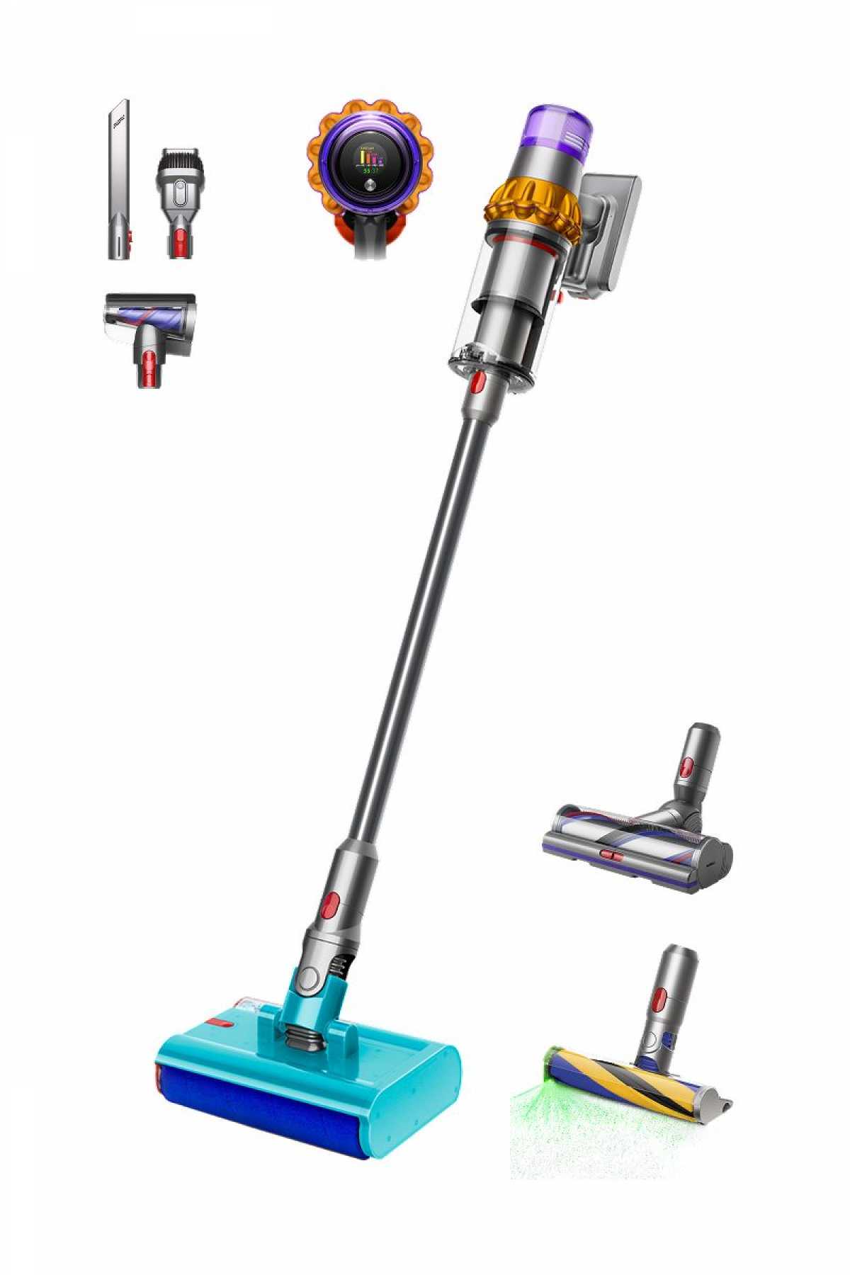 DYSON V15s Detect Submarine™ Islak ve Kuru Temizleme Özellikli Kablosuz Süpürge