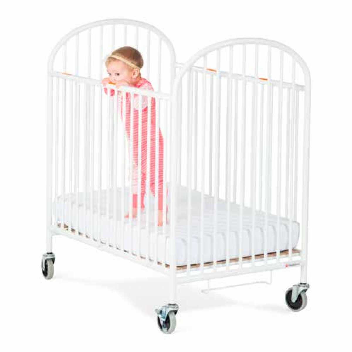 FOUNDATIONS Pinnacle Folding Steel Baby Crib 