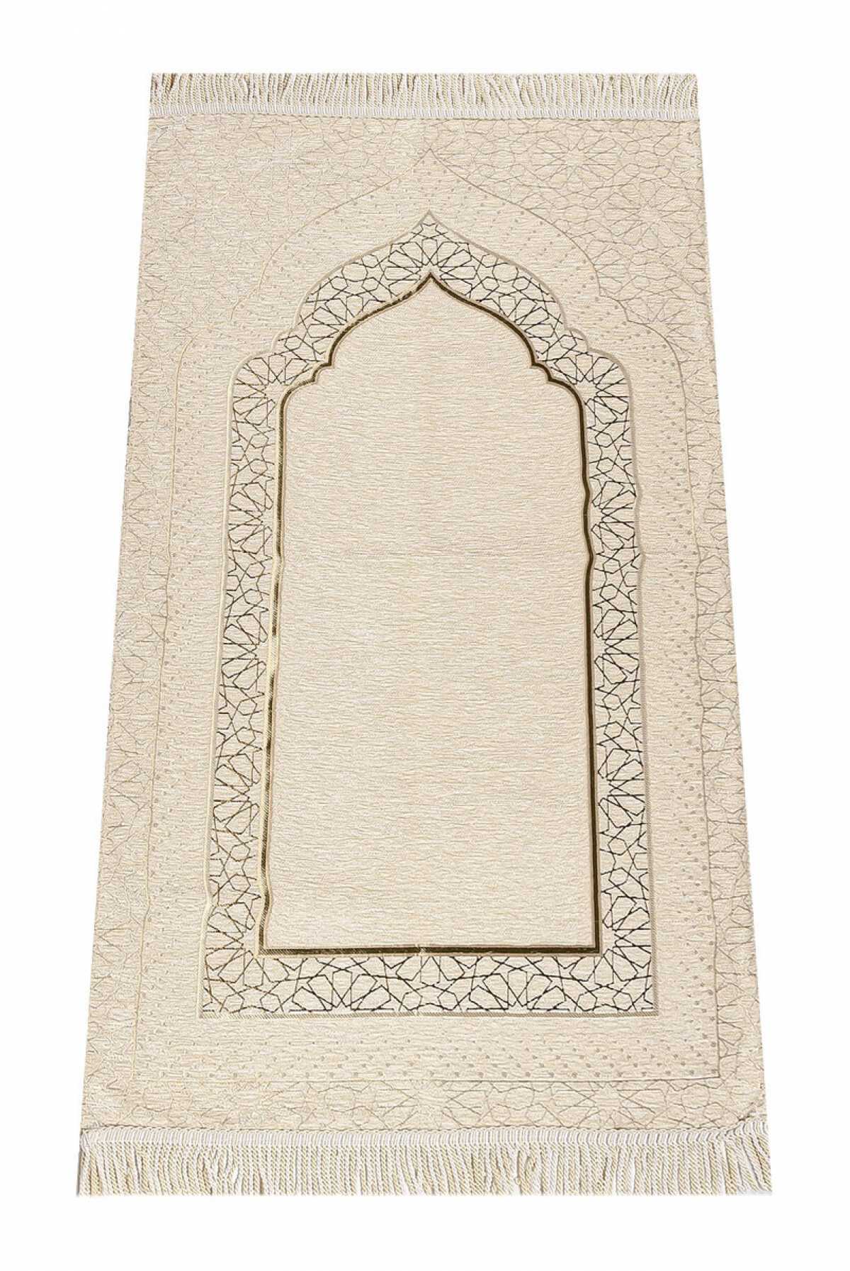 Guestinhouse Mihrap Desenli, Astarlı, Şönil Seccade - Krem