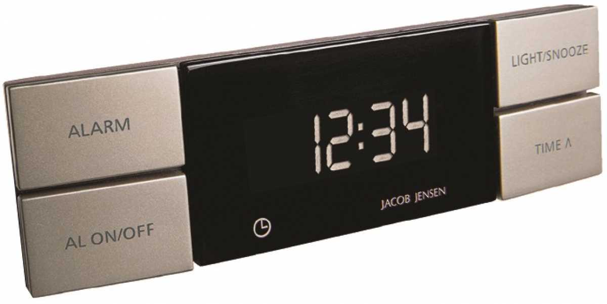 JACOB JENSEN Alarm Clock and Thermometer