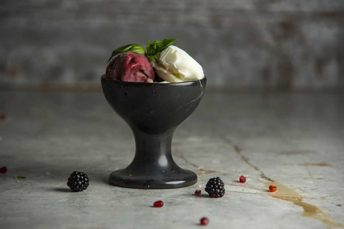 Marble Ice Cream Bowl