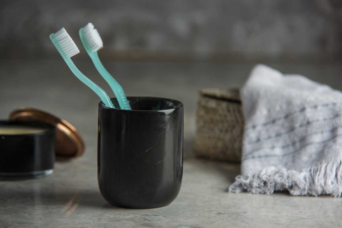 Marble Toothbrush Holder