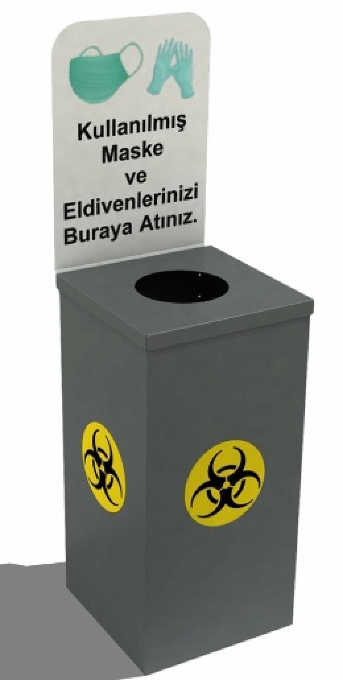 Mask and Glove Waste Bin