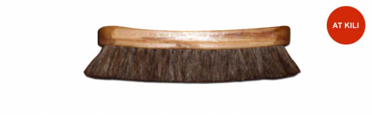 Wooden Horsehair Shoe Brush